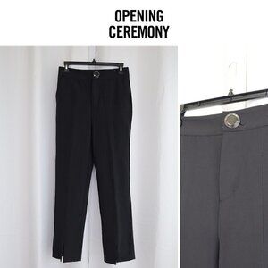 Opening Ceremony Black Split Hem High Rise Dress Pants Sz 4
